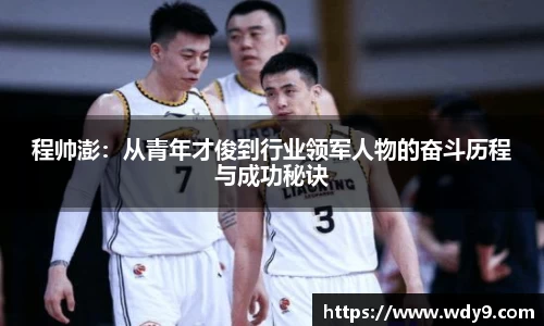 程帅澎：从青年才俊到行业领军人物的奋斗历程与成功秘诀